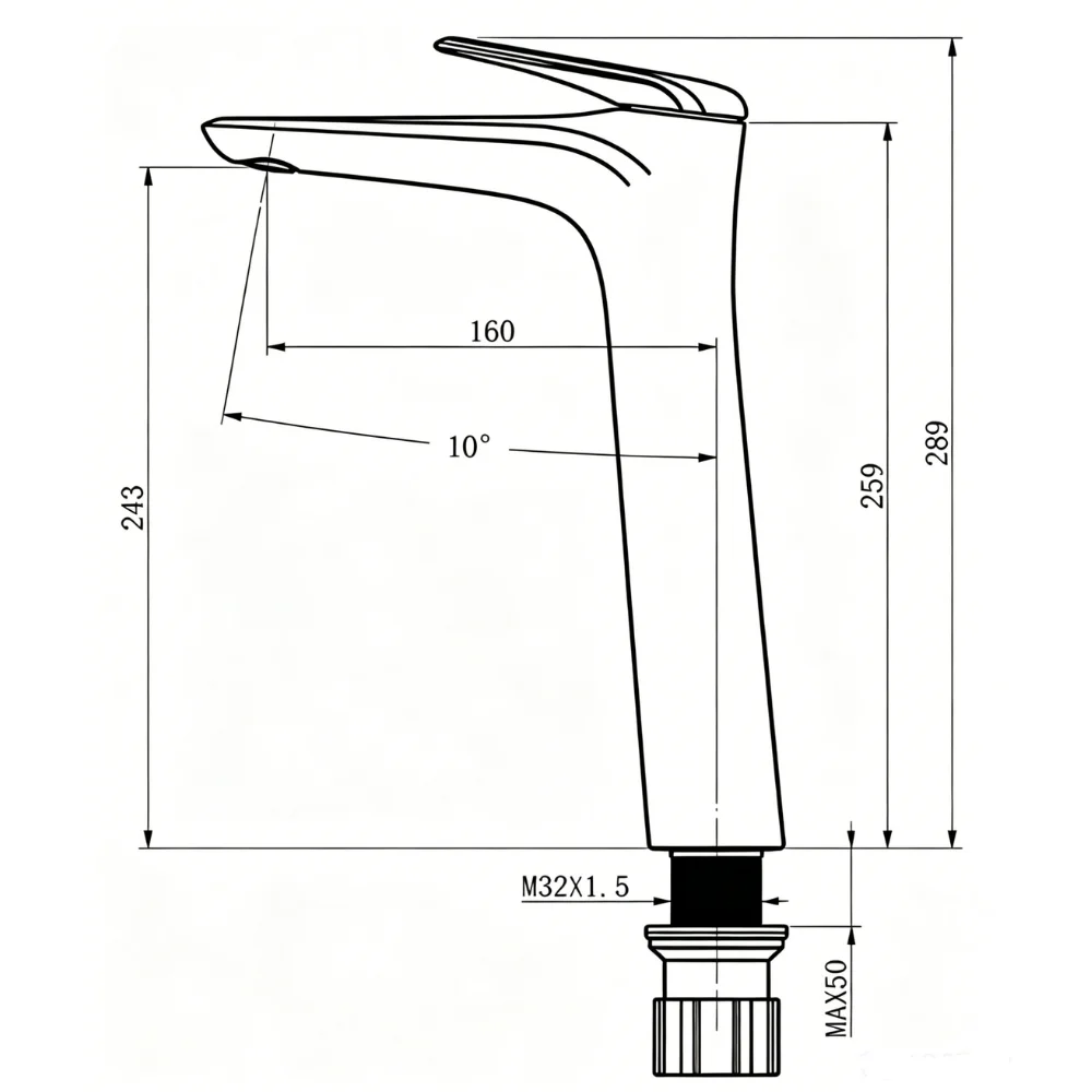 VÒI LAVABO KLAROS F8806C-C