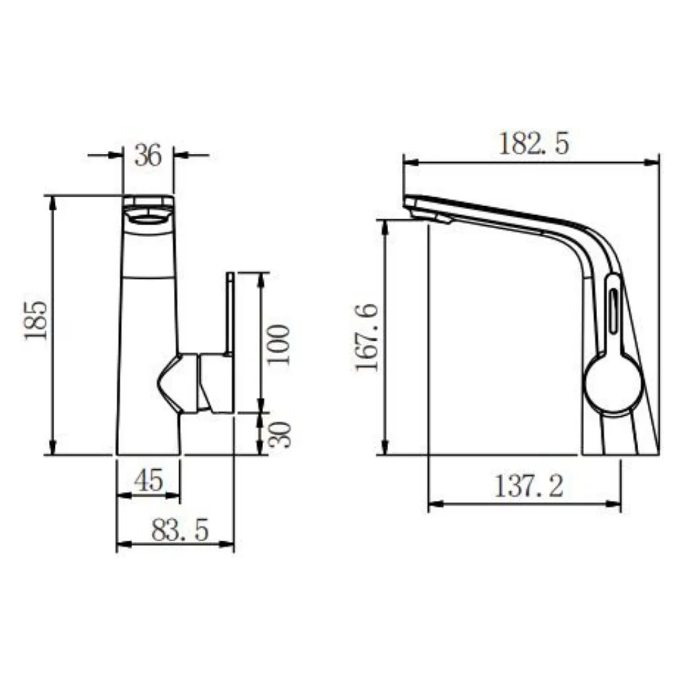 VÒI LAVABO KLAROS F8807-RG