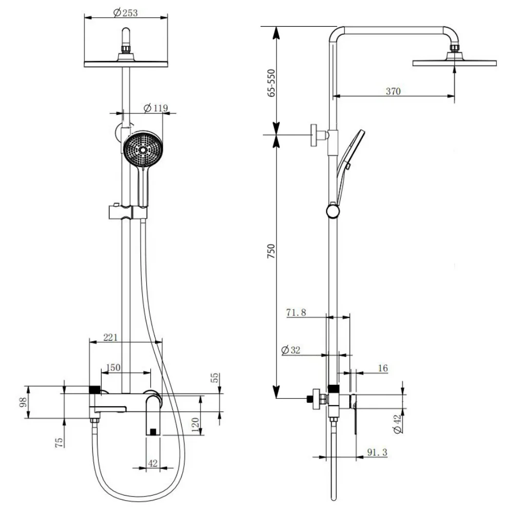 SEN TẮM CÂY KLAROS SC8603-C