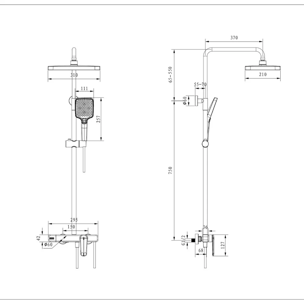 SEN TẮM CÂY KLAROS SC8604-C
