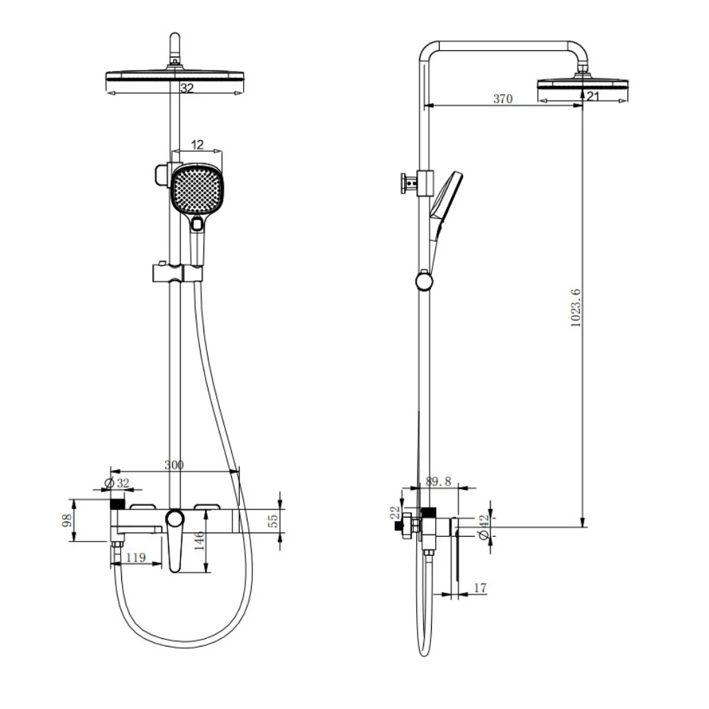 SEN TẮM CÂY KLAROS SC8605-GG