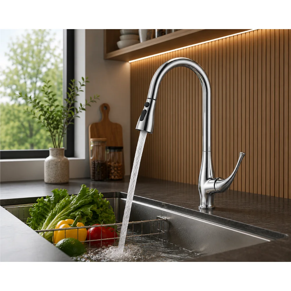 VÒI RỬA BÁT RÚT KLAROS DF8903C