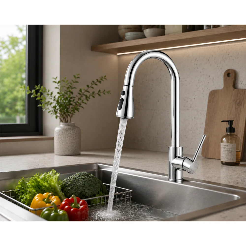 VÒI RỬA BÁT RÚT KLAROS DF8904C